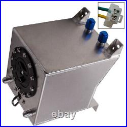 Aluminum 2.5 Gallon 10an Fuel Cell Tank GM fuel sending unit for Ford Fiesta