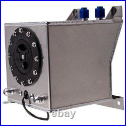 Aluminum 2.5 Gallon 10an Fuel Cell Tank GM fuel sending unit for Ford Fiesta