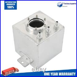 Aluminum 2L High Flow Swirl Fuel Surge Pot Tank For 044 External Fuel Pump AN6