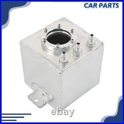 Aluminum 2L High Flow Swirl Fuel Surge Tank AN6 Fits 044 External Fuel Pump