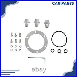 Aluminum 2L High Flow Swirl Fuel Surge Tank AN6 Fits 044 External Fuel Pump