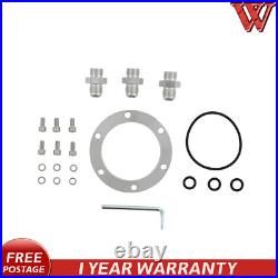 Aluminum 2L High Flow Swirl Fuel Surge Tank AN6 Fits for External 044 Fuel Pump