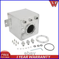 Aluminum 2L High Flow Swirl Fuel Surge Tank AN6 Fits for External 044 Fuel Pump