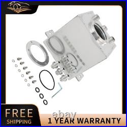 Aluminum 2L High Flow Swirl Fuel Surge Tank AN6 For 044 External Fuel Pump