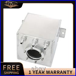 Aluminum 2L High Flow Swirl Fuel Surge Tank AN6 For 044 External Fuel Pump