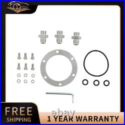 Aluminum 2L High Flow Swirl Fuel Surge Tank AN6 For 044 External Fuel Pump