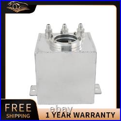 Aluminum 2L High Flow Swirl Fuel Surge Tank AN6 For 044 External Fuel Pump