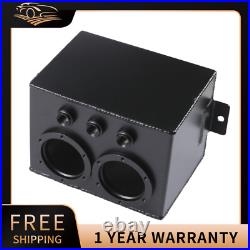 Aluminum 3L High Flow Swirl Fuel Surge Pot Tank Fit 044 Dual External Fuel Pump