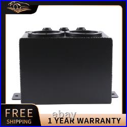 Aluminum 3L High Flow Swirl Fuel Surge Pot Tank Fit 044 Dual External Fuel Pump