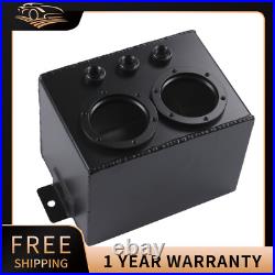 Aluminum 3L High Flow Swirl Fuel Surge Pot Tank Fit 044 Dual External Fuel Pump