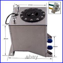 Aluminum Fuel Cell Tank with sensor for VW Golf Polo Gallon 10L