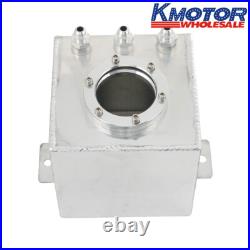Aluminum High Flow 2L Swirl Fuel Surge Pot Tank AN6 For 044 External Fuel Pump