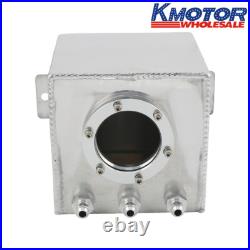 Aluminum High Flow 2L Swirl Fuel Surge Pot Tank AN6 For 044 External Fuel Pump