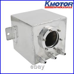 Aluminum High Flow 2L Swirl Fuel Surge Pot Tank AN6 For 044 External Fuel Pump