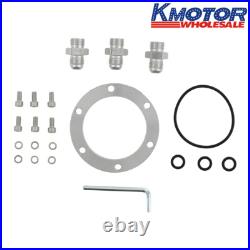 Aluminum High Flow 2L Swirl Fuel Surge Pot Tank AN6 For 044 External Fuel Pump