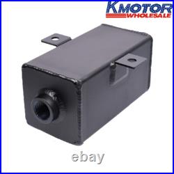 Aluminum Oil Catch Tank AN10 & Drain Tap Baffled & Breather Filter Universal 1L