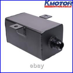 Aluminum Oil Catch Tank AN10 & Drain Tap Baffled & Breather Filter Universal 1L