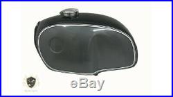 BMW R100 RT RS R90 R80 R75 BLACK & SILVER PAINTED ALUMINUM PETROL TANKFit For