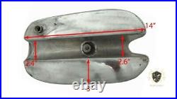 BSA B25 B 40 44 C15 Victor Enduro Alloy Gas Fuel Tank Fit For