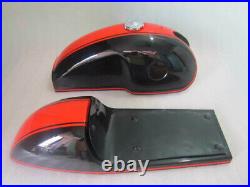 Benelli Mojave Cafe Racer Dual Painted Aluminium Fuel Tank With Seat Hood Pair