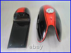 Benelli Mojave Cafe Racer Dual Painted Aluminium Fuel Tank With Seat Hood Pair