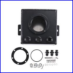 Black 2L Billet High Flow Swirl Fuel Surge Tank AN6 For 044 External Fuel Pump Black 2L Billet High Flow Swirl Fuel Surge Tank AN6 For 044 External Fuel Pump