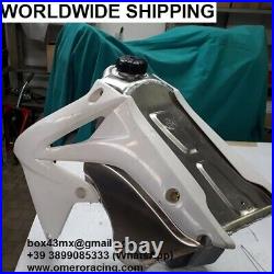 Brand New Aluminium Fuel Tank Suzuki Rm 125 250 01-08 Polished/brushed 2001-2008