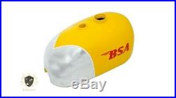 Bsa B25 B40 B44 C15 Victor Enduro Aluminum / Alloy Yellow Fuel Tank Fit For