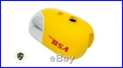 Bsa B25 B40 B44 C15 Victor Enduro Aluminum / Alloy Yellow Fuel Tank Fit For