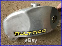 Bultaco Alloy Fuel Tank Enduro Trials Trails Aluminium Sammy Miller