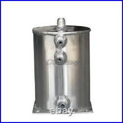 CXRacing Universal Polished Thick Aluminum Fuel Surge Tank 5 x 7