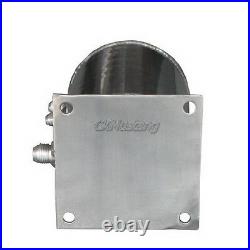 CXRacing Universal Polished Thick Aluminum Fuel Surge Tank 5 x 7