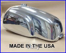 Cafe Racer Gas Tank, Aluminum Alloy, Monza Cap, Manx TT, Universal Fit