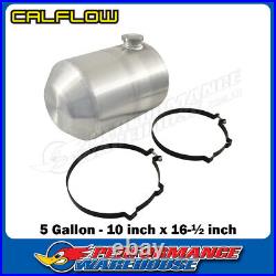 Calflow 5 Gallon Spun Aluminium Fuel Tank 10 x 16-1/2 inch CAL-7405S-1