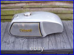 Classic Racing Triumph Aluminium Fuel Tank With Cap Used Good Condition