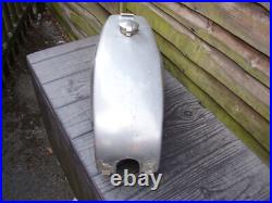 Classic Racing Triumph Aluminium Fuel Tank With Cap Used Good Condition