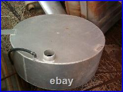 Custom Aluminum Round Spare Tire Gas Tank. 24 X 8 Street Rod Hooch Hauler