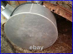 Custom Aluminum Round Spare Tire Gas Tank. 24 X 8 Street Rod Hooch Hauler