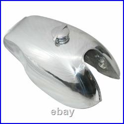 Custom Cafe Racer Aluminium Petrol Fuel Tank + cap For Norton Lyta Triumph