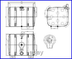 DAF Compatible Fuel Tank 300L Aluminium For CF 65 75 85 OEM 168181