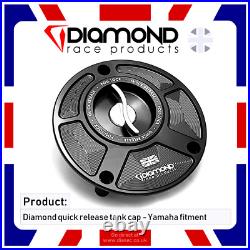 Diamond Quick Release Fuel Tank Cap For Yamaha YZF-R1 & R1M 2023 Models