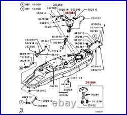 FUEL TANK FILTER PIPE MITSUBISHI PAJERO SHOGUN V98W MK4 3.2 DiD