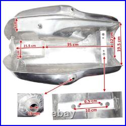 Fit For BMW R100 RT RS R90 R80 R75 Aluminium Polish Gas Fuel Tank With Monza Cap
