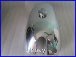 Fit For Norton Commando Triton Triumph Lyta Sprint Alloy Fuel Tank & Monza Cap