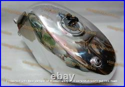 Fit For Suzuki RGV250 VJ21 1988-1989 Aluminum Alloy Polished Fuel Tank With Cap