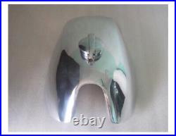 Fit Triumph Norton Commando Triton Lyta Aluminum Alloy Petrol Gas Fuel Tank+Cap