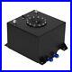 For 5 Gallon Universal Aluminum Fuel Cell Gas Tank Black Practical Auto Car