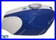 For BSA B25 B44 Starfire Blue & White Color Aluminium Fuel Petrol Tank With Cap