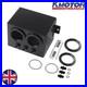 For Dual 044 External Fuel Pump High Flow Swirl Fuel Surge Pot Tank Aluminum 3L
