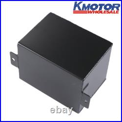 For Dual 044 External Fuel Pump High Flow Swirl Fuel Surge Pot Tank Aluminum 3L